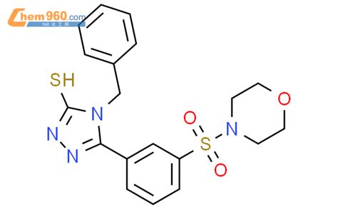 750601 75 3 4 Benzyl 5 3 Morpholine 4 Sulfonyl Phenyl 4H 1 2 4