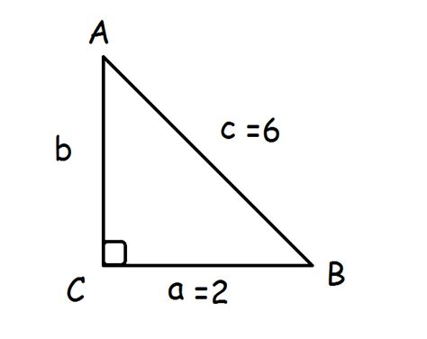 Given A Right Triangle Triangle Abc With C90circ If A2 C6 How Do