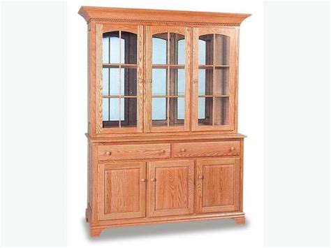 Solid Oak China Cabinethutch Victoria City Victoria