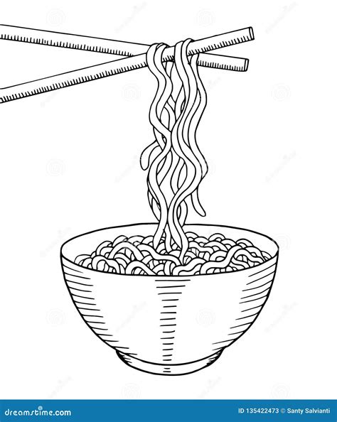 Doodle Noodle Hand Drawing Vector Illustration CartoonDealer Com