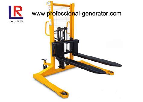1000 Kgs Manual Hydraulic Hand Lift Stacker With Straddle Leg