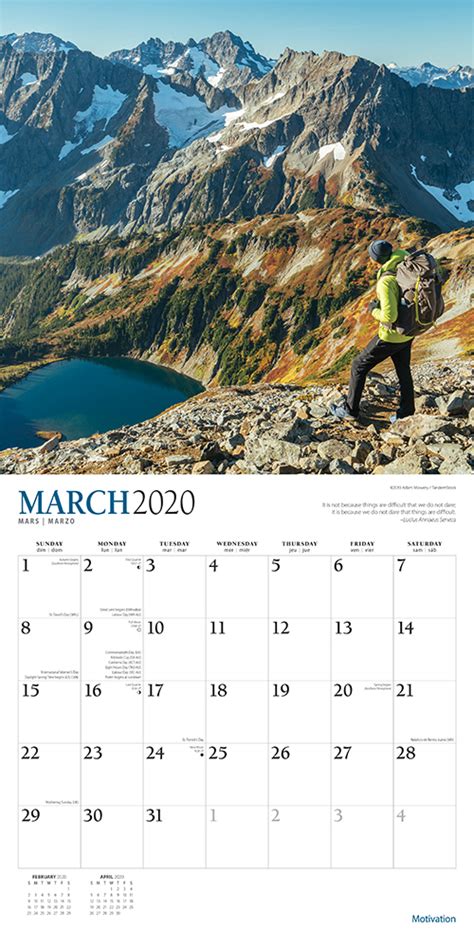 Motivation 2020 Square Wall Calendar By Plato Plato Calendars