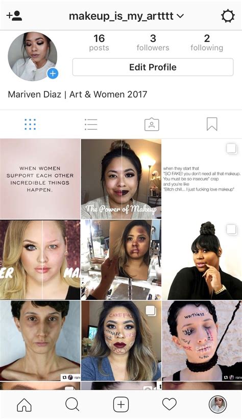 Art And Women Spring 2017 Semester Project Makeup Is My Art