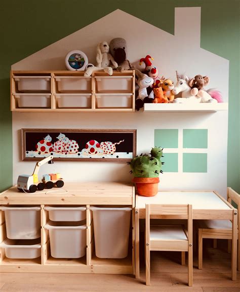 Kidsroom With Ikea Trofast And Latt Kamer Decoratie Speelkamer