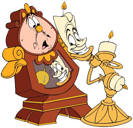 Pikpng encourages users to upload free artworks without copyright. Lumiere and Cogsworth Clip Art | Disney Clip Art Galore