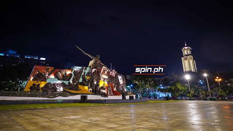 Look Manila Landmarks On A Quiet Night In Time Of Pandemic