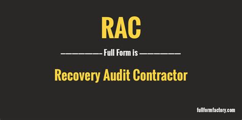 Rac Abbreviation And Meaning Fullform Factory
