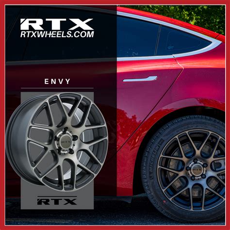 Rtx Wheels Tesla Model 3 With Envy Bronze Wheels Rtxwheels