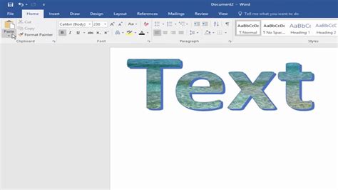 How To Insert Image Into Text In Microsoft Word 2017 Youtube