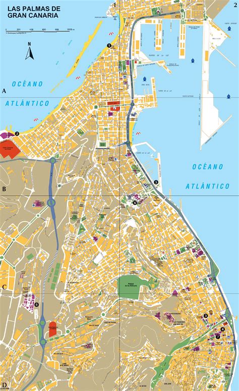 Large Las Palmas Maps for Free Download and Print | High-Resolution and