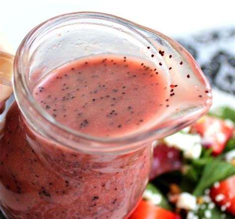 Raspberry Poppy Seed Vinaigrette Salad Dressing Recipes