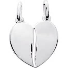 Find the perfect pendentif stock illustrations from getty images. Pendentif Coeur à partager sécable en Argent Massif ...