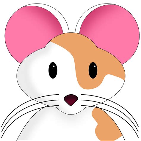 Mouse With Big Pink Ears Clipart Free Download Transparent Png