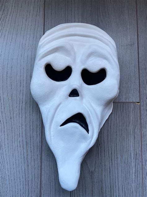 Scary Movie Ghostface Spoof Mask Grumpface Etsy Uk