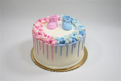Gender Reveal Drip Cake Dessert Works
