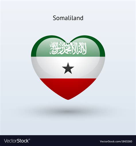 It has its autonomous institutions, its currency and government which sets it apart from the country it. Love somaliland symbol heart flag icon Royalty Free Vector