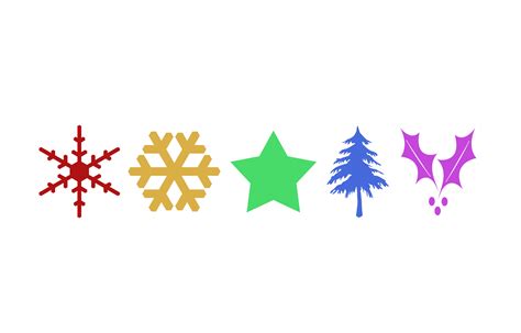 Christmas Symbol Banner Clip Art Library