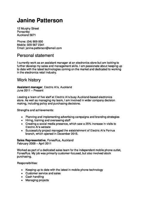 Free Cover Letter Templates Nz Cv And Cover Letter Templates