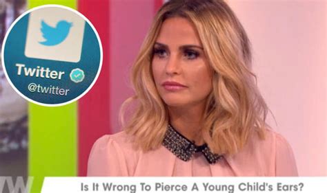 Katie Price Slammed By Loose Women Viewers For Piercing 17 Month Old Daughters Ears Tv