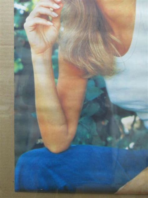 vintage poster farrah fawcett flower actress 1977 inv 4831 ebay
