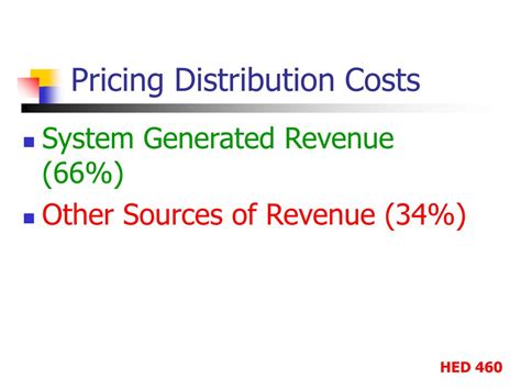 Ppt Pricing Distribution Costs Powerpoint Presentation Free Download