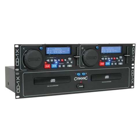Citronic Cd 1x Dual Cd Player With Cdg Decoder