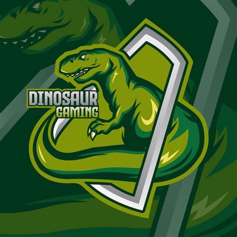 Premium Vector Dino Gaming Logo For Esport