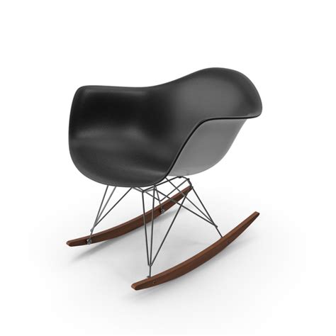 Unlike the eames lounge chair, herman miller did not sell the rocking chair after 1968, instead it was given as a gift to every employee who became a parent. Eames Rocking Chair Leather Black PNG Images & PSDs for ...