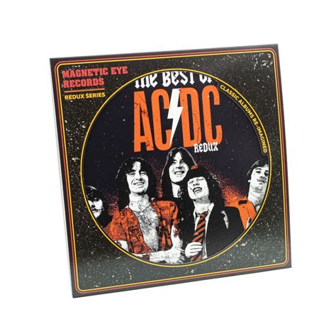 Magnetic Eye Records Various Artists Best Of Acdc Redux Vinyl 2 Lp Gatefold Marbled Red
