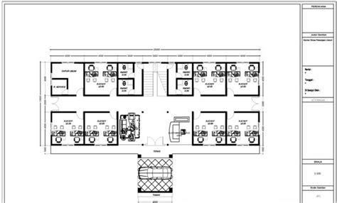 Sketsa Tata Ruang Kantor Tertutup Simple 49 Inspirasi Denah Ruang