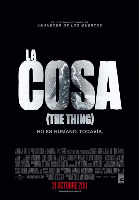 La Cosa The Thing Película 2011