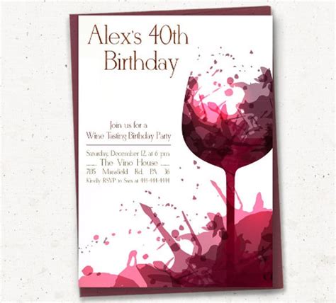View Examples Of Birthday Invitations For Adults  Free Invitation