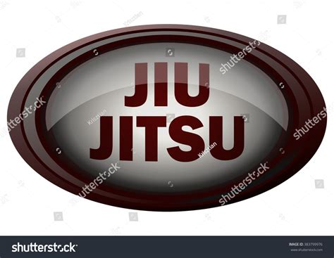 Jiu Jitsu Sign Vector Illustration Stock Vector Royalty Free
