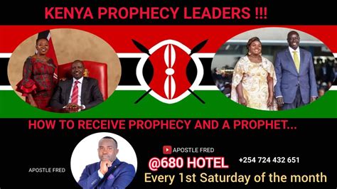 Kenya Prophecy The Prophecy And The Prophet Apostle Fred Youtube