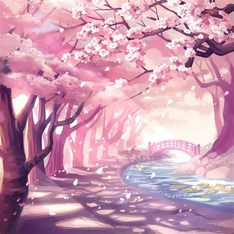 Spring Is My Favorite Color By Rikae On Deviantart Anime Backgrounds