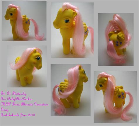 G4 Bowtie And G1 Fluttershy My Little Pony Trading Post