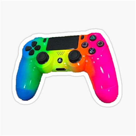 Rainbow Controller Sticker For Sale By Violetjleo Redbubble