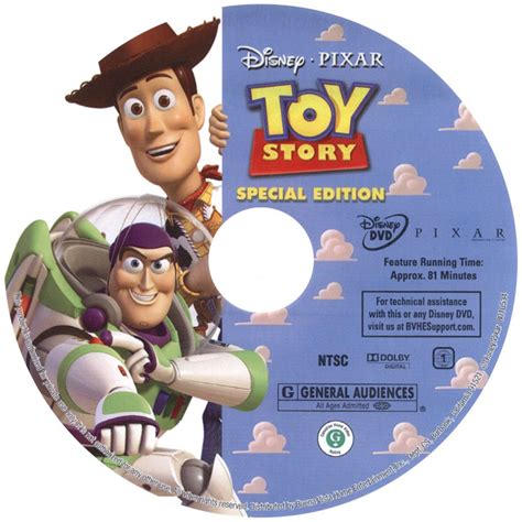 Toy Story Scanned Dvd Labels Toystory Dvd Label Dvd Covers