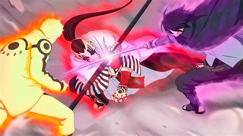 Naruto And Sasuke Vs Jigen Yukki Mac Art Drawings Illustration
