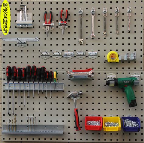 Workshop Maintenance Tool Rack Tool Wall Hanging Board Wall Shelf Hook