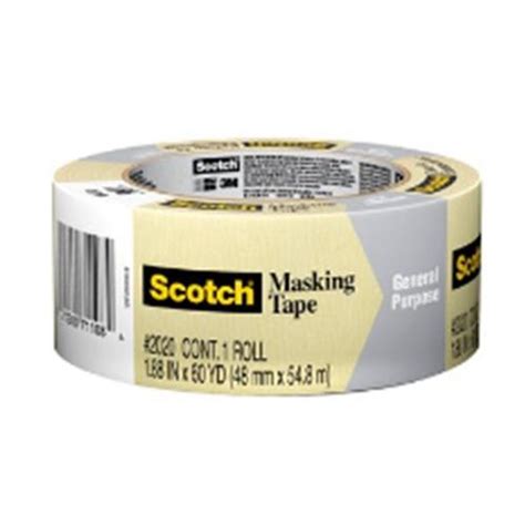 1 1 2 in x 60 yd scotch 2020 general purpose masking tape at chaparral materials inc