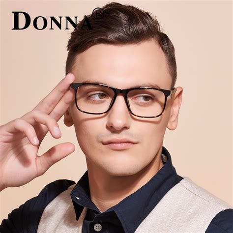 Donna Reading Glasses Men Full Plastic Frame Diopter Glasses Men