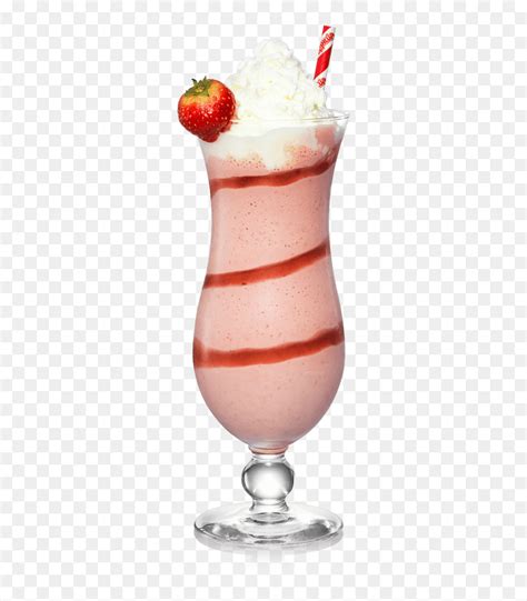 Strawberries Milkshake Clipart