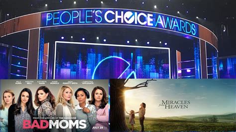 Peoples Choice Awards 2017 Favorite Comedic And Dramatic Movie Nominees