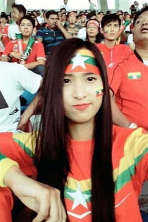 Galeri Foto Supporter Cantik Myanmar Ini Bikin Para Cowok Gemetaran