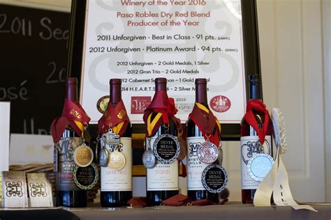 Monterey County Winery Of The Year 2015 2016 2017 2018 2020