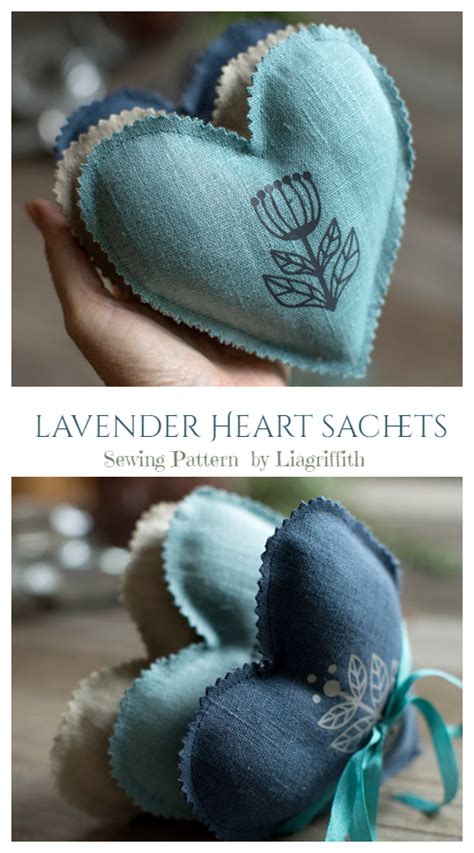Diy Fabric Heart Sachet Free Sewing Patterns Fabric Art Diy Heart