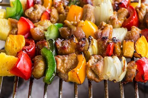 Chicken Kabobs Easy Grilled Chicken Kabobs With Vegetables