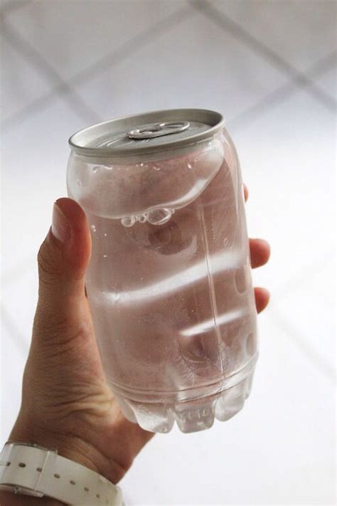 Soda in plastic bottles is avaiable in several different sizes such as 12 oz, 20 oz, 24 oz. Clear soda can / water bottle ! | Artistic Inspiration ...