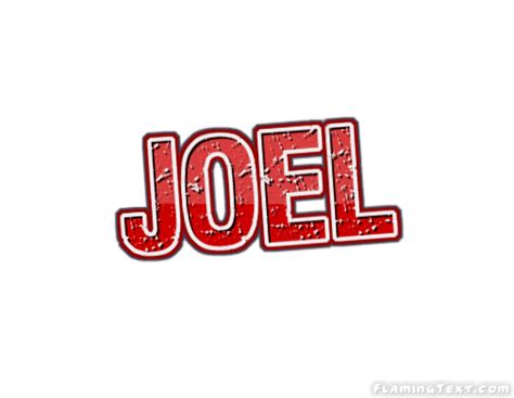 Joel Logo Herramienta De Diseño De Nombres Gratis De Flaming Text